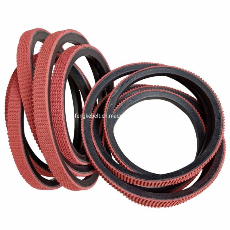 Red Grass Rubber Coating Rubber V Belt C-311