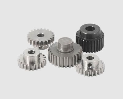 Precision Carbon Steel Aluminum Stainless Steel Spur Gear with Keyway