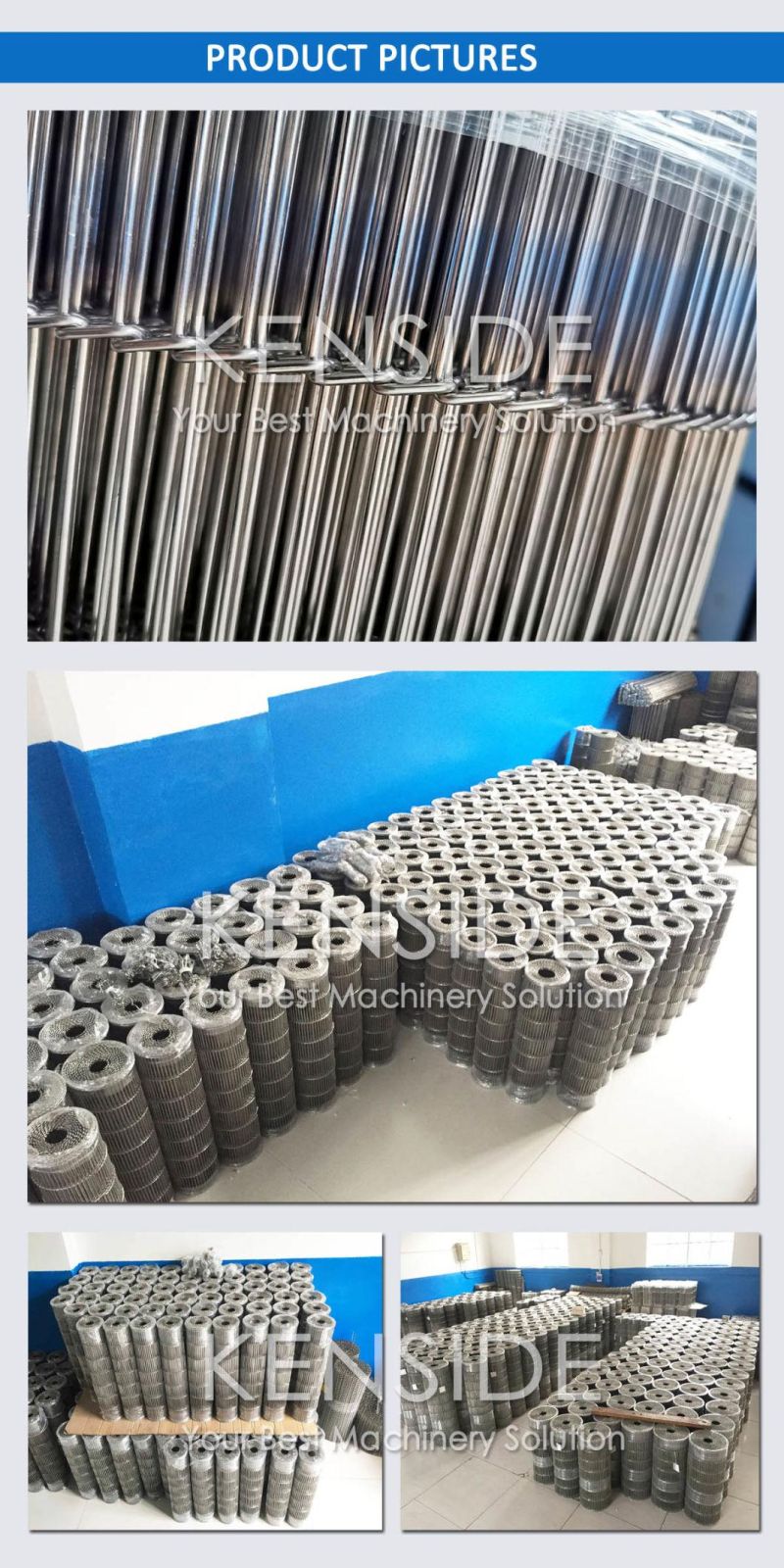 Manufacturer Stainless Steel Conveyor Belt for Silk Screen Printing