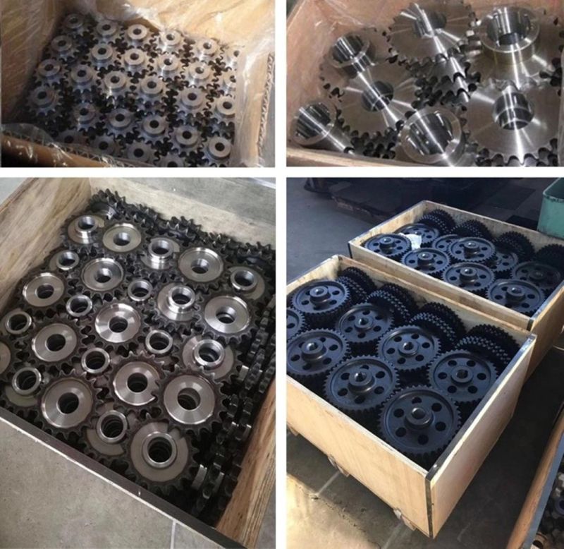 Short Pitch Precision Roller Chains Industrial Sprockets with Plain Bore Sprockets (DIN/ANSI/JIS Standard or made to drawing) Transmission Parts