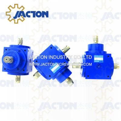 Best 4 Way Gear Drive, Right Angle Drive Gearbox 3: 1 Reduction Price