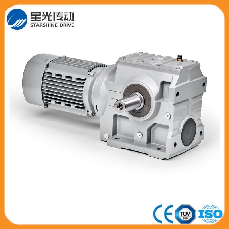 Right Angle Helical Worm Speed Change Device S Series Gearmotor