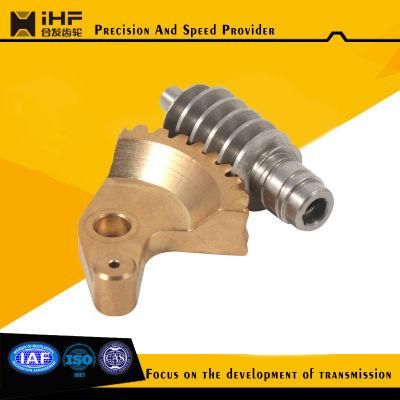 Factory Manufacture High Precision Custom SUS303 Copper Material CNC Machining Parts Worm Gear