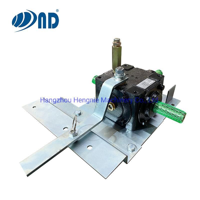 ND Agriculture Gear Box Pto Agricultural Reverse Gearbox with Handle for Bale Wrapper Wood Chipper Straw Blower