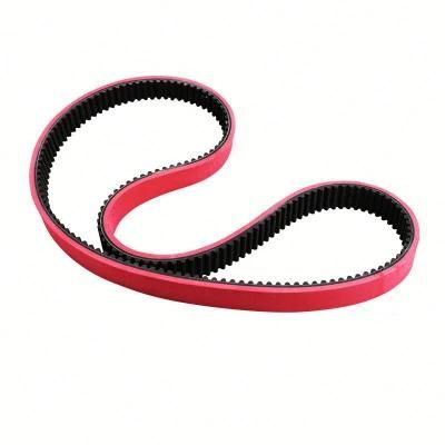 Tempo High Torque Red Rubber Coating Timing Belts Htd 3m 5m Coated Timing Belt with Rubber