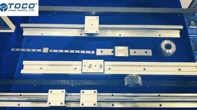 Linear Guide with Blocks Rail Guide Laser Cutting Parts Linear Actuator