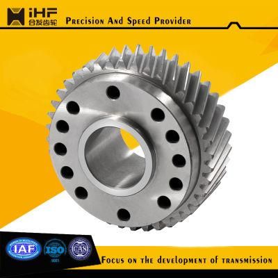 China Precision Metal Steel Drive Gear Helical Pinion Gears for Printing Equipment