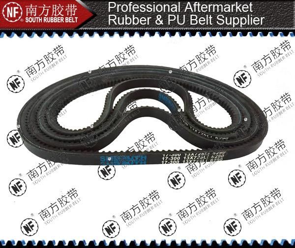 Raw Edged Rubber Cogged Industrial Wrapped Banded Auto Motorcycle Transmission Synchronous Tooth Drive Ribbed Timing Poly Power V Belt