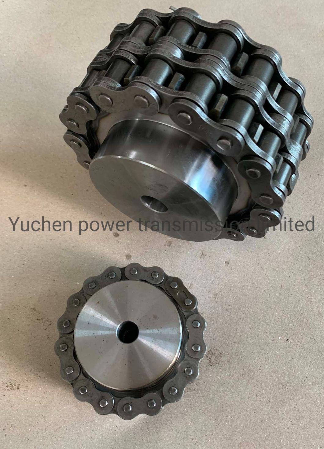 Chain Coupling for Power Transmission System Shaft with Shaft Link