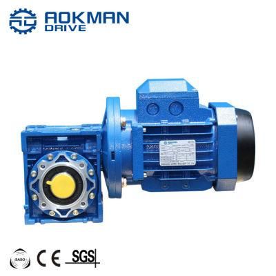 Aokman Drive RV Series Reduction Unit Worm Gearbox with Motor