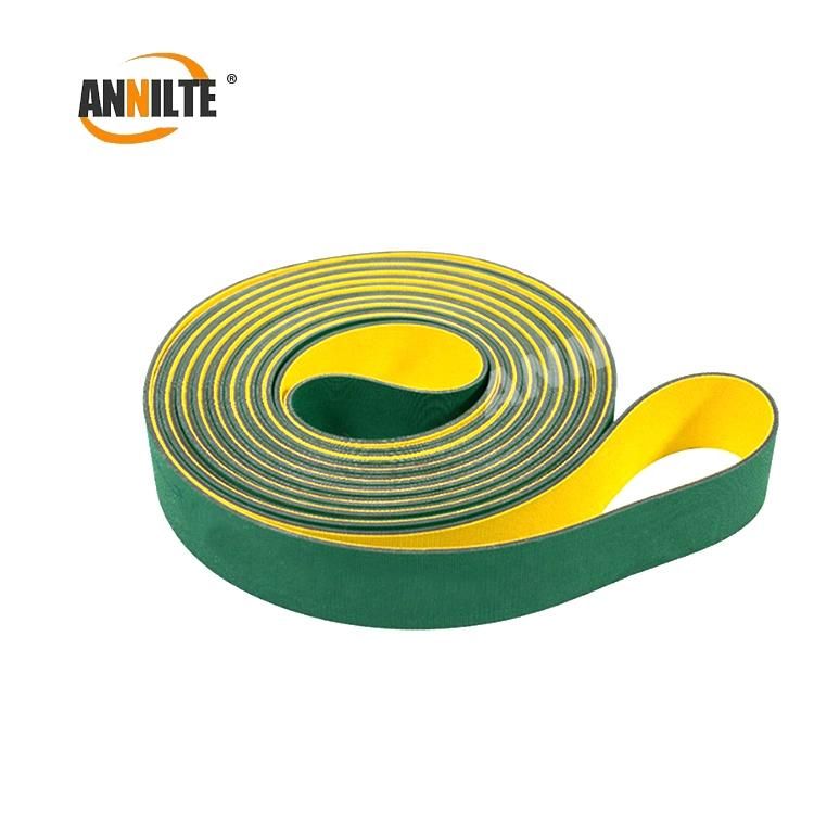 Annilte Green/Yellow 1.5mm Transmission Belt for Paper Straw Machine