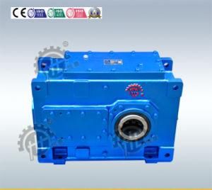 H Series Solid Output Shaft Industrial Bevel Helical Gearbox