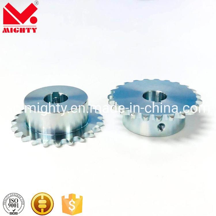 Mighty High Quality DIN Standard Steel 10b 12b 16b 20b 24b Roller Chain Sprockets Using in Transmission Industry