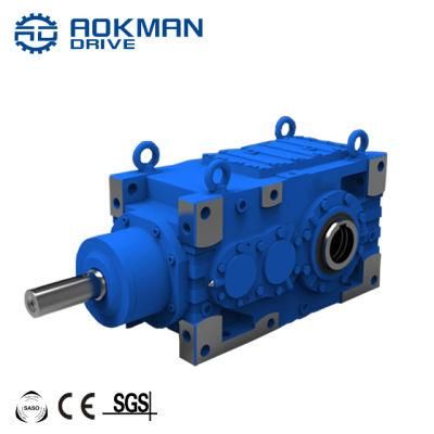 professional Manufacturer Output Shaft Reducer Industrial Gear Unit Gearbox with Cooling Fan