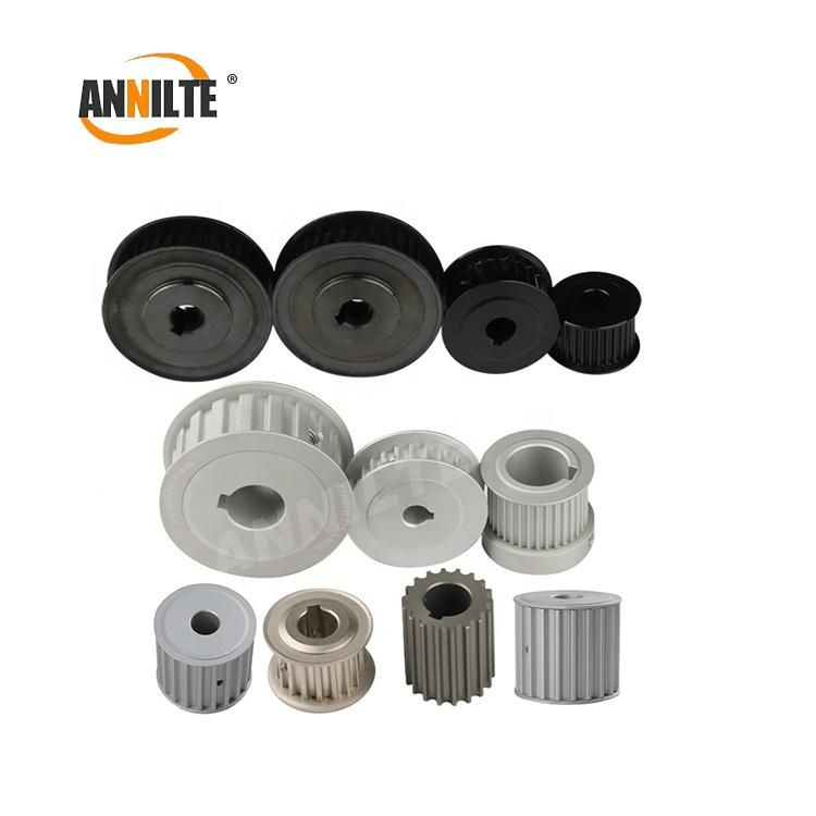 Annilte Customize Aluminium 3m 8m S8m Mxl XL L T5 T10 At10 Gt2 Gt3 Timing Pulley with Bore 5mm 8mm Width 6mm 10mm