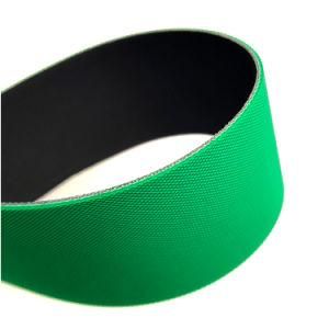 Dust Resistant Green Fabric Texture Flat Conveyor Belt for Flat Transmission