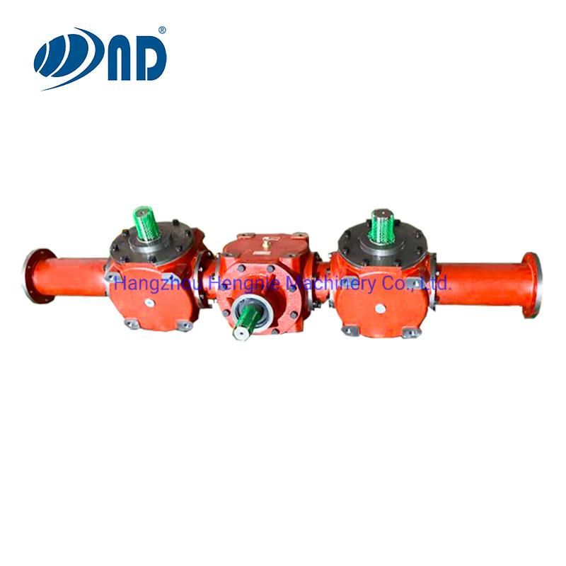 ND Brand Agricultural Conjoined Gearbox Agriculture Gear Box Pto for Organic Fertilizer Spreader