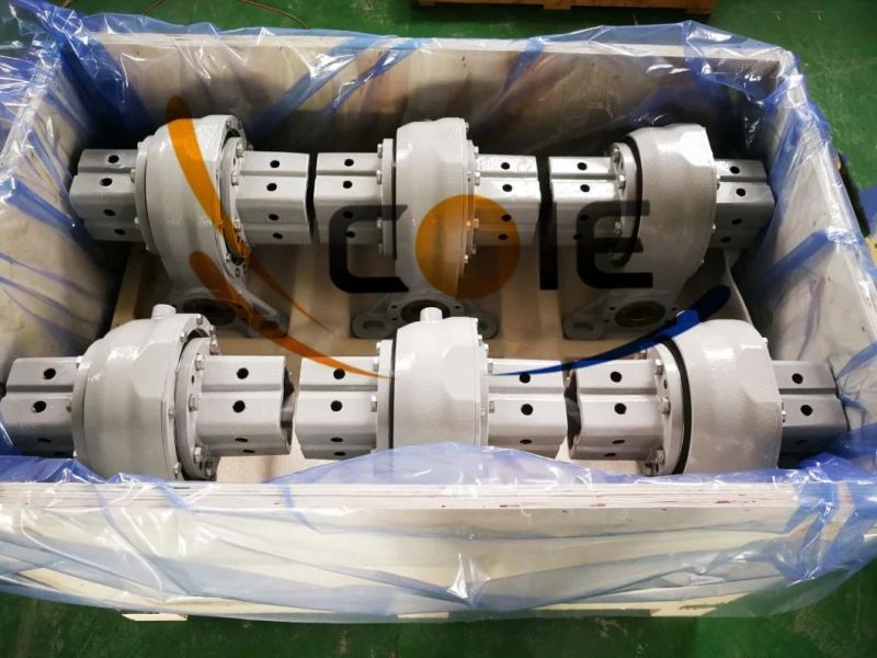 Vertical Slewing Gear for Single Axis PV, Cpv Tracker