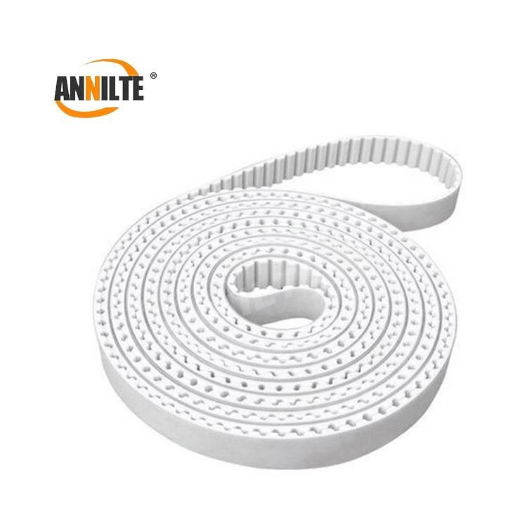 Annilte High Quality White Tooth Endless PU Synchronous Belt PU Timing Belt