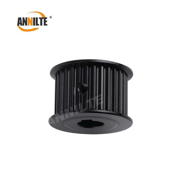 Annilte Black 5mm Bore 20 Teeth Gt2 Belt Pulley for 3D Printer 6mm Width 20t Timing Belt Aluminum Belt Pulley