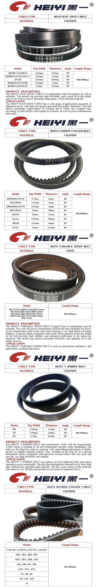 Xpa1172 Standrad Raw Edge Cogged Belt Replacement Rec Belt