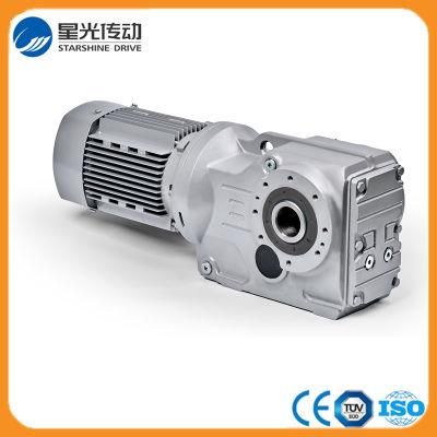 K Series Hollow Shaft Spiral Bevel Gearbox Without IEC Motor