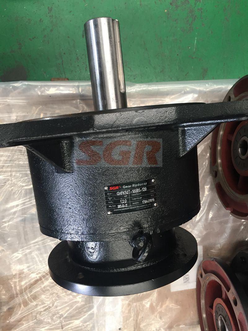 Inline Shaft with Flange Helical Speed Reducer