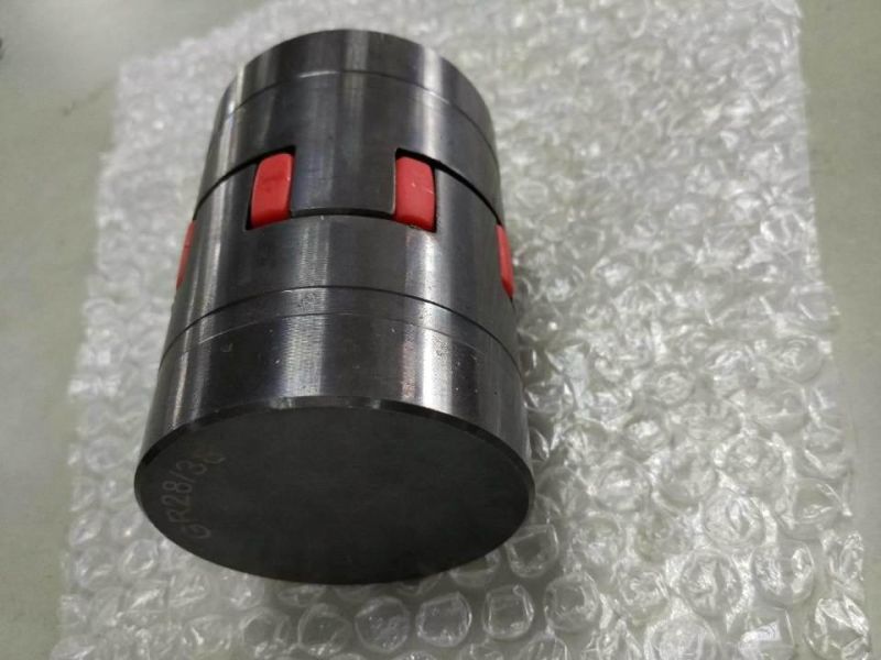 Factory Price Blackening Surface Treatment Steel Gr/GS/Ge Rotex Type Flexible Jaw Driving Coupling with PU Spider Element