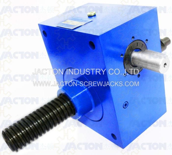 Custom Made Equivalent Italy Sj 50 Kn Worm Gear Jack Screw, Acme Screw Jack for Spain Customer