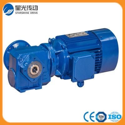 S67 Series Helical Worm Gear Box with Inline Motor