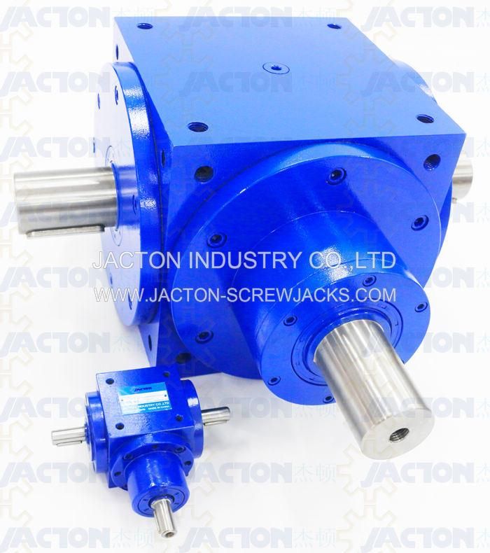 High Precision Jtp280 Spiral Bevel Precision Gearbox 60mm Drive Shaft