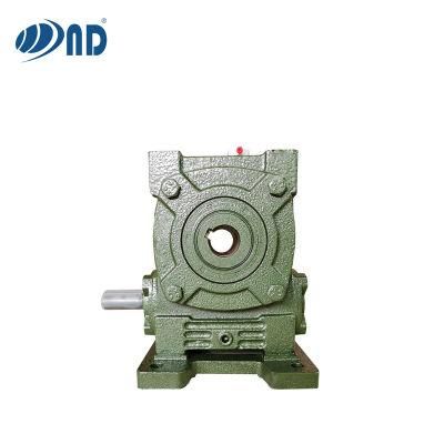 Worm Gearbox with Cast Iron Housing Single Double Speed Gear Box Reducer Reduction for Electric Motor (Wpa Wpx Wpo Wpda)