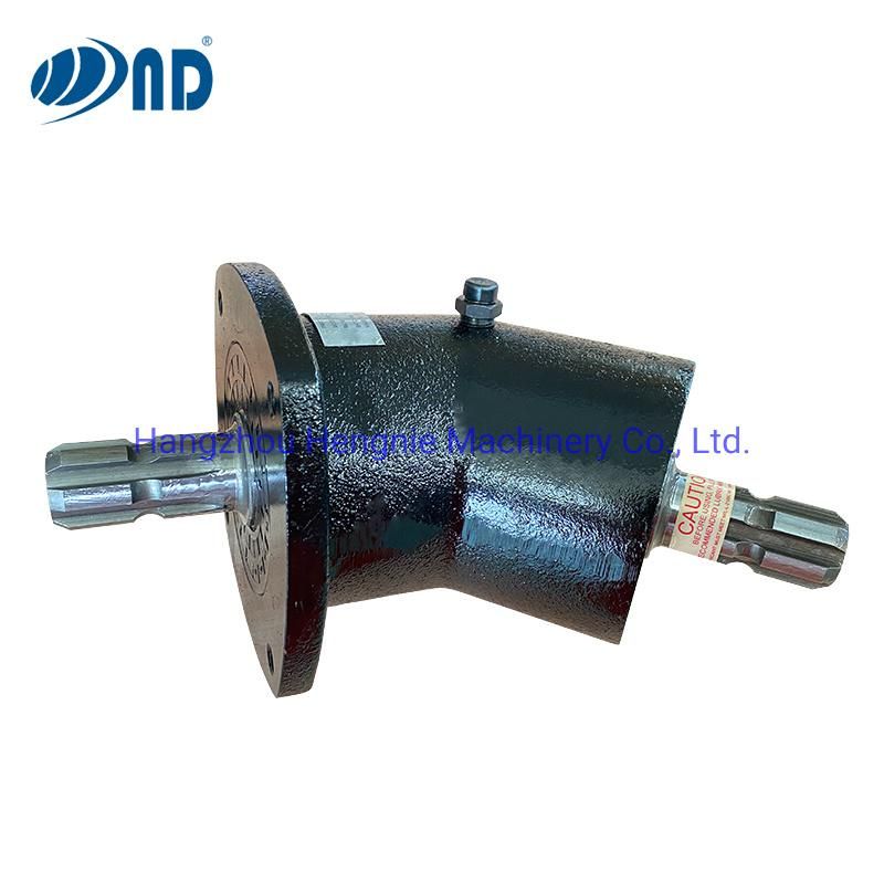 ND Brand 135 Degree Angle Gear Box Pto Agricultural Gearbox for Agriculture Transport Conveyors Rotary Tiller