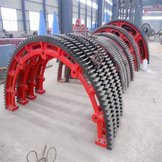 Large Transmission Parts Gear for Grinding Machine Mill Furnace Kiln
