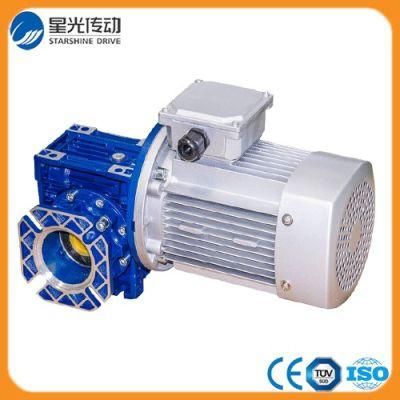 Nmrv075 Aluminum Worm Gearbox with Motor