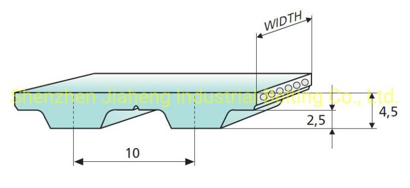 T10-3190 Truly Endless PU Toothed Belt