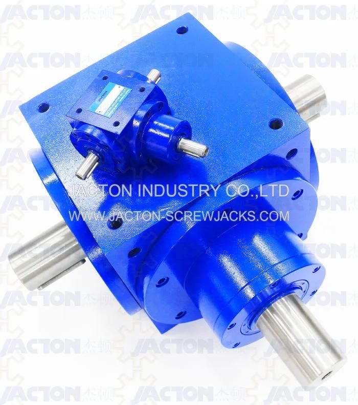 Best 1 to 1 Gearbox Hollow Output Shaft, Bevel Gearbox 4 Way Hollow for Shafts Price