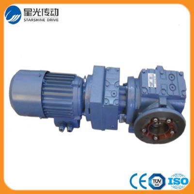 Right Angle Helical Worm Gearmotor Reducer