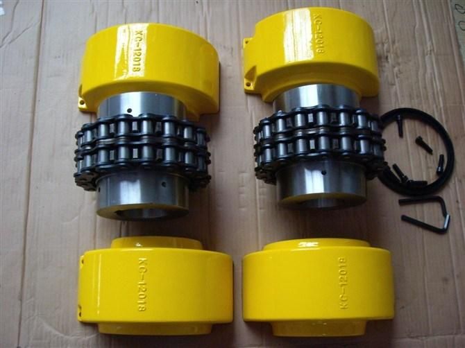 Flexible Coupling Kc4012/4016/5014/5016/6022/8018 Roller Chain Couplings with Aluminium Cover