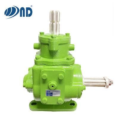 China Factory ND Agricultural Bevel Gearbox Pto Farm Rotary Mixer Tractor Right Angle Gearbox Helical Tiller Reduction Transmission Machinery