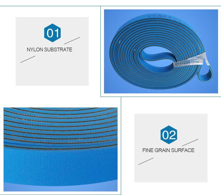 Double-Sided Blue Folder Gluer Belt Nylon Sheet Base Belt