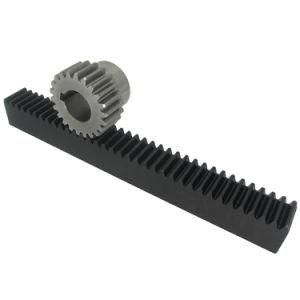 Black Straight CNC Machined Plastic UHMW-PE Polyethylene Gear Rack