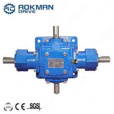 T Series Bevel Helical Speed Reducer Steering Right Angle Gearbox