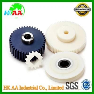 Custom Precision CNC Machined Nylon Spur Gears, Ptb Nylon Plastic Auto Spur Gears