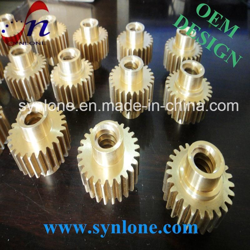 CNC Machining Brass Shaving Gear for Machine Parts