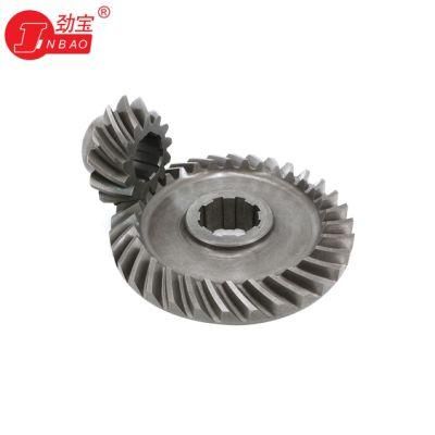 Customized Module 7 and 32 Teeth Spiral Gear for Oil Drilling Rig/ Construction Machinery/ Straw Crusher