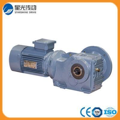 Cast Iron Material Helical Worm Gearbox for Power Transmission Industrial Machines