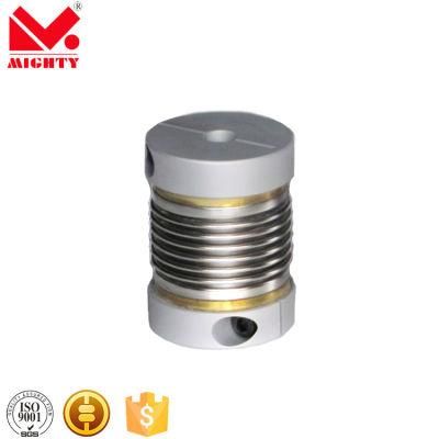 Customized Aluminum Bellows Coupling Clamp Metal Bellows Flexible Shaft Coupling