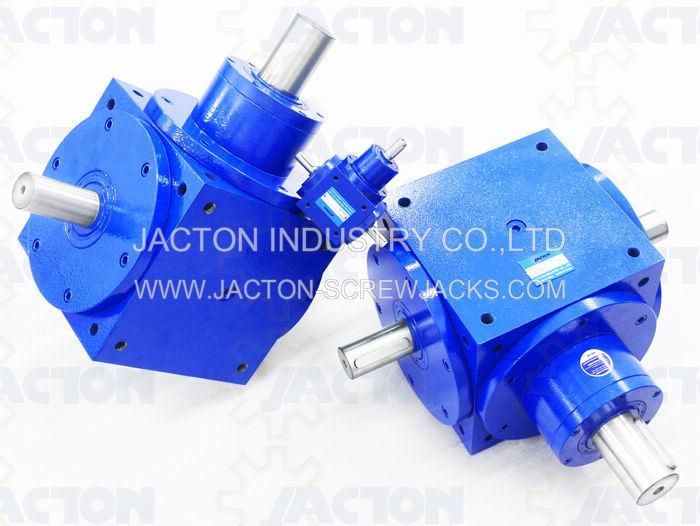 Bevel T 3-Shaft Gearboxes: a 3-Shaft Gearbox Has Three Shafts: The Input and The Output Shaft Extending out Both Sides of The Housing.