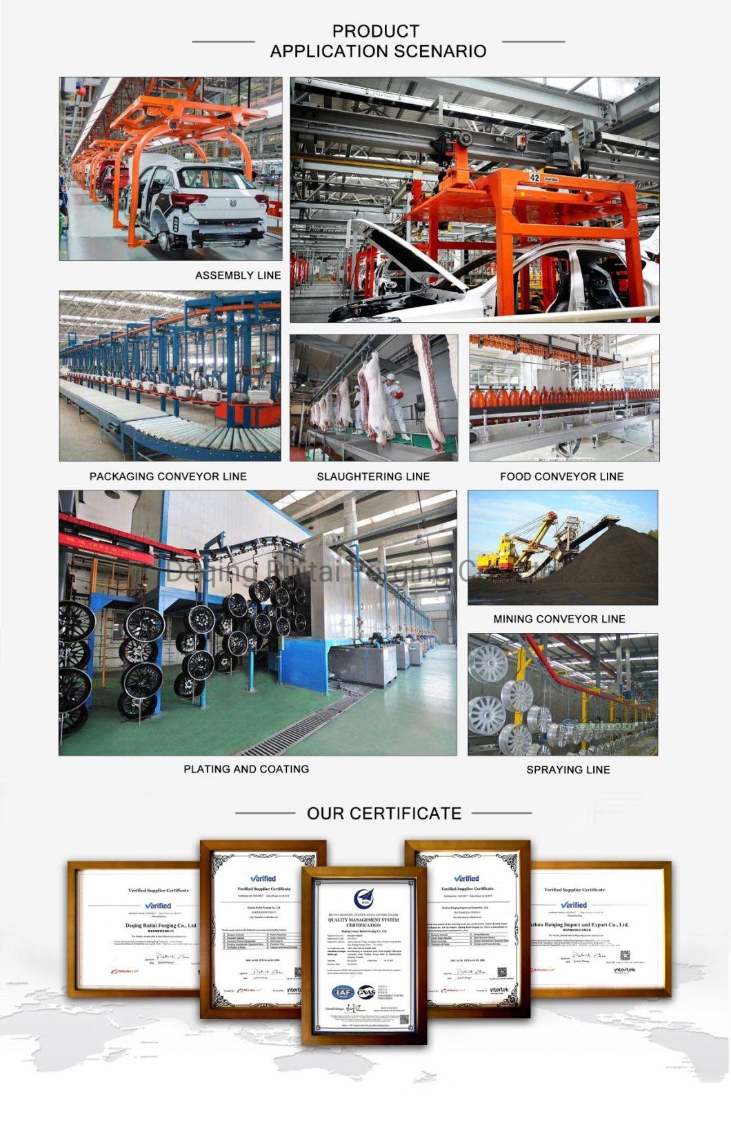 Forged Parts and Roller Drive Chain Steel Forging Chain and Industry Transmission Conveyor Drag Standard Chain with Forged Link Cast Carbon Steel Chain